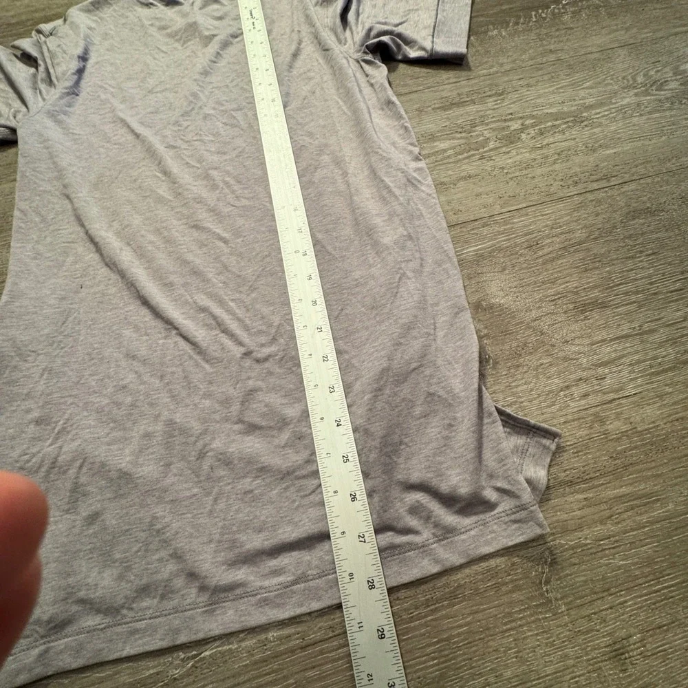 Nike Shirt Mens S Gray Performance Dri-FIT Transcend Yoga Training AJ8796-056